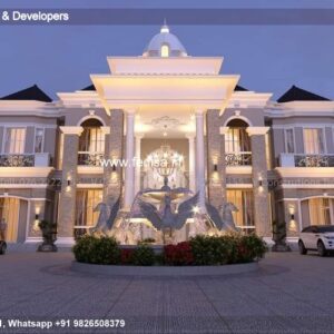 Exterior House Luxury Villa Luxury  House House Front Design Home Front Design-2372