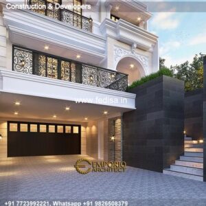 Exterior House Luxury Villa Luxury  House House Front Design Home Front Design-2495