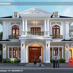 Exterior House Luxury Villa Luxury  House House Front Design Home Front Design-2623