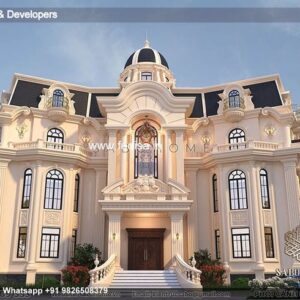 Exterior House Luxury Villa Luxury  House House Front Design Home Front Design-2699