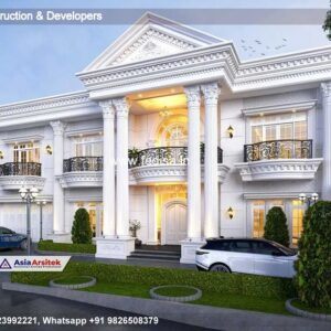 Exterior House Luxury Villa Luxury  House House Front Design Home Front Design-2741