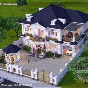Exterior House Luxury Villa Luxury  House House Front Design Home Front Design-2818