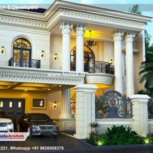 Exterior House Luxury Villa Luxury  House House Front Design Home Front Design-2919