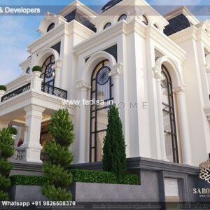 Exterior House Luxury Villa Luxury  House House Front Design Home Front Design-2995