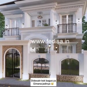 Exterior House Luxury Villa Luxury  House House Front Design Home Front Design-3031