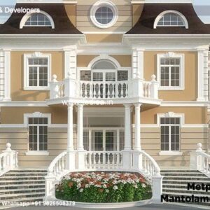 Exterior House Luxury Villa Luxury  House House Front Design Home Front Design-3343