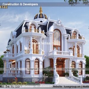 Exterior House Luxury Villa Luxury  House House Front Design Home Front Design-3395