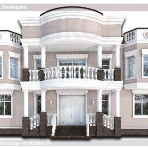 Exterior House Luxury Villa Luxury  House House Front Design Home Front Design-3477