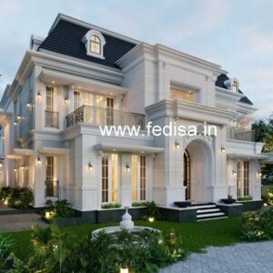 Exterior House Luxury Villa Luxury  House House Front Design Home Front Design-3517