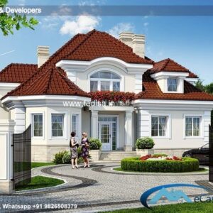 Exterior House Luxury Villa Luxury  House House Front Design Home Front Design-3679