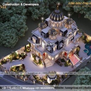 Exterior House Luxury Villa Luxury  House House Front Design Home Front Design-3707