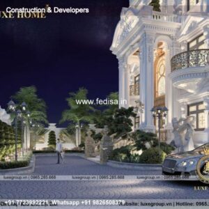 Exterior House Luxury Villa Luxury  House House Front Design Home Front Design-3730