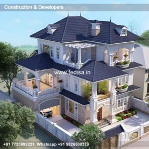 Exterior House Luxury Villa Luxury  House House Front Design Home Front Design-3743