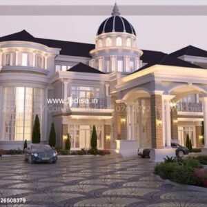 Exterior House Luxury Villa Luxury  House House Front Design Home Front Design-3784