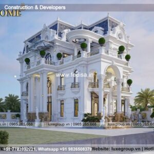 Exterior House Luxury Villa Luxury  House House Front Design Home Front Design-3923