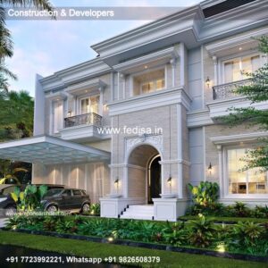 Exterior House Luxury Villa Luxury  House House Front Design Home Front Design-4031
