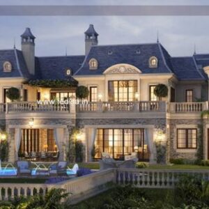 Exterior House Luxury Villa Luxury  House House Front Design Home Front Design-4040