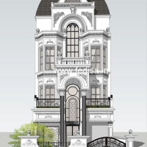 Exterior House Luxury Villa Luxury  House House Front Design Home Front Design-4105