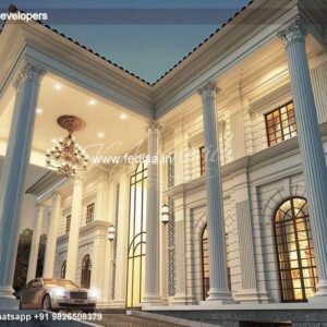 Exterior House Luxury Villa Luxury  House House Front Design Home Front Design-4145