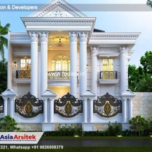 Exterior House Luxury Villa Luxury  House House Front Design Home Front Design-4151