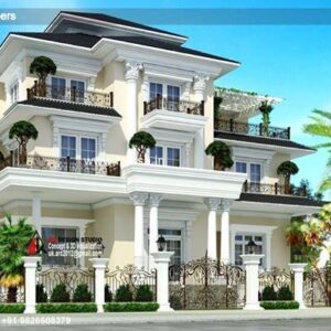 Exterior House Luxury Villa Luxury  House House Front Design Home Front Design-4160