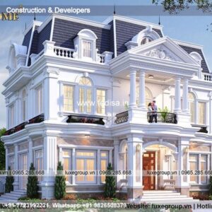 Exterior House Luxury Villa Luxury  House House Front Design Home Front Design-4177