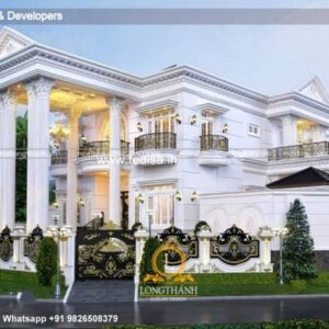Exterior House Luxury Villa Luxury  House House Front Design Home Front Design-4181