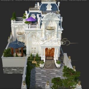 Exterior House Luxury Villa Luxury  House House Front Design Home Front Design-4213