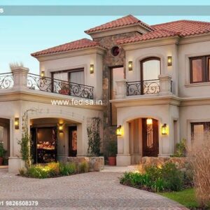 Exterior House Luxury Villa Luxury  House House Front Design Home Front Design-4227
