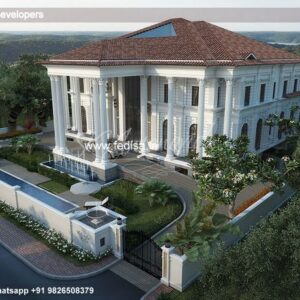 Exterior House Luxury Villa Luxury  House House Front Design Home Front Design-4311
