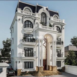 Exterior House Luxury Villa Luxury  House House Front Design Home Front Design-4376