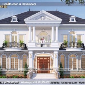 Exterior House Luxury Villa Luxury  House House Front Design Home Front Design-4444