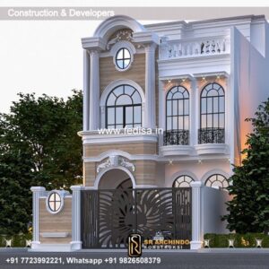 Exterior House Luxury Villa Luxury  House House Front Design Home Front Design-4446