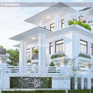 Exterior House Luxury Villa Luxury  House House Front Design Home Front Design-4453