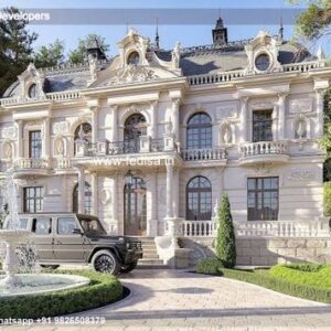 Exterior House Luxury Villa Luxury  House House Front Design Home Front Design-4525