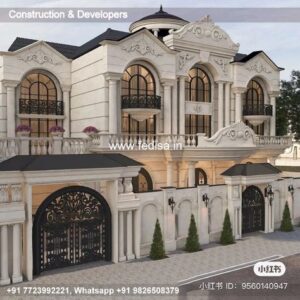Exterior House Luxury Villa Luxury  House House Front Design Home Front Design-4530