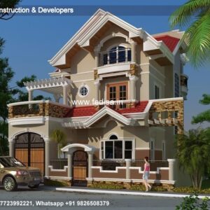 Exterior House Luxury Villa Luxury  House House Front Design Home Front Design-4560