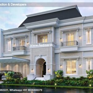 Exterior House Luxury Villa Luxury  House House Front Design Home Front Design-4596