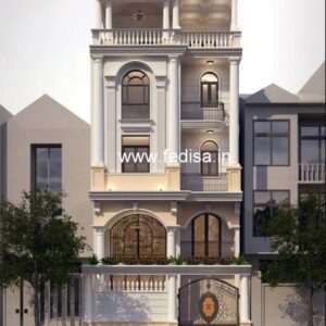Exterior House Luxury Villa Luxury  House House Front Design Home Front Design-4612