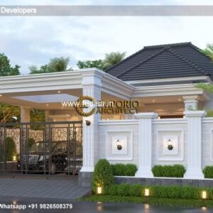 Exterior House Luxury Villa Luxury  House House Front Design Home Front Design-4619