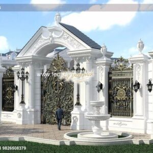 Exterior House Luxury Villa Luxury  House House Front Design Home Front Design-4758