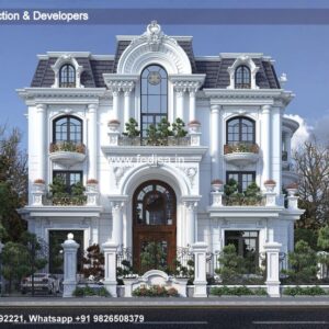 Exterior House Luxury Villa Luxury  House House Front Design Home Front Design-4843
