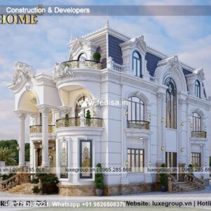 Exterior House Luxury Villa Luxury  House House Front Design Home Front Design-4854