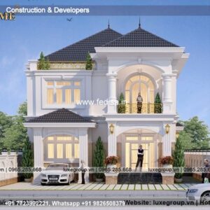 Exterior House Luxury Villa Luxury  House House Front Design Home Front Design-4971