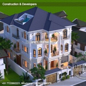Exterior House Luxury Villa Luxury  House House Front Design Home Front Design-5223