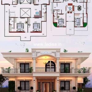 Exterior House Luxury Villa Luxury  House House Front Design Home Front Design-5236