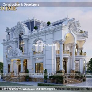 Exterior House Luxury Villa Luxury  House House Front Design Home Front Design-5262