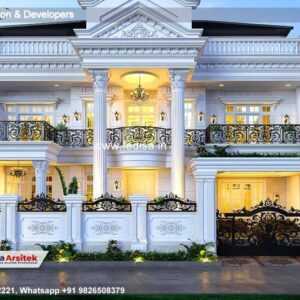 Exterior House Luxury Villa Luxury  House House Front Design Home Front Design-5345