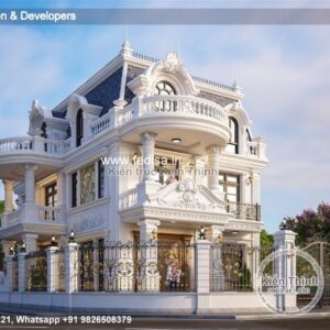 Exterior House Luxury Villa Luxury  House House Front Design Home Front Design-5352