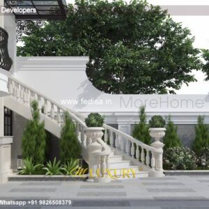 Exterior House Luxury Villa Luxury  House House Front Design Home Front Design-5436